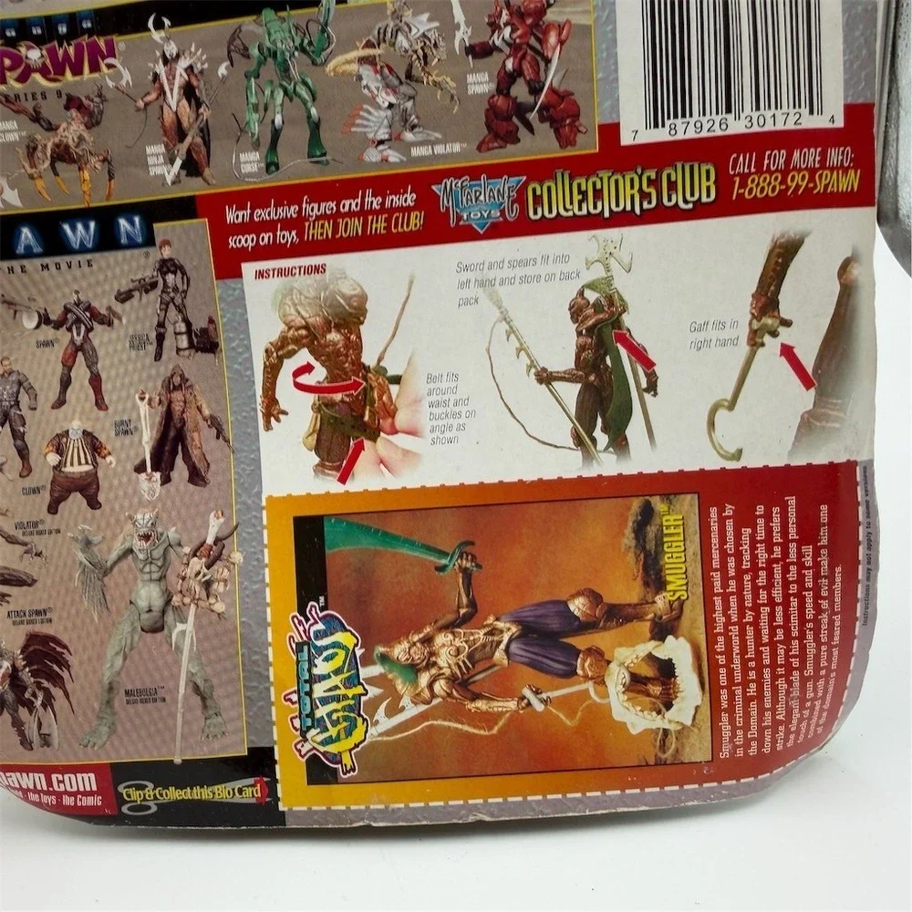 McFarlane Toys Total Chaos Series 2 Smuggler Action‎ Figure MOC Sealed